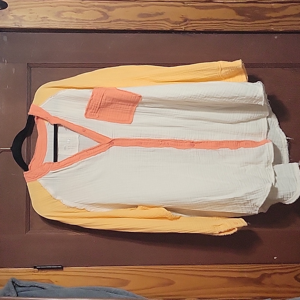 Aerie Pool-To-Party Cover Up Shirt